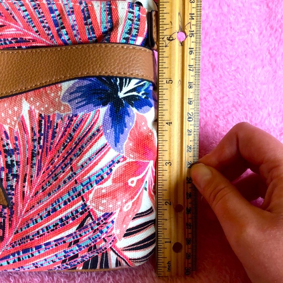 Rosetti tropical print canvas crossbody bag - Picture 5 of 9